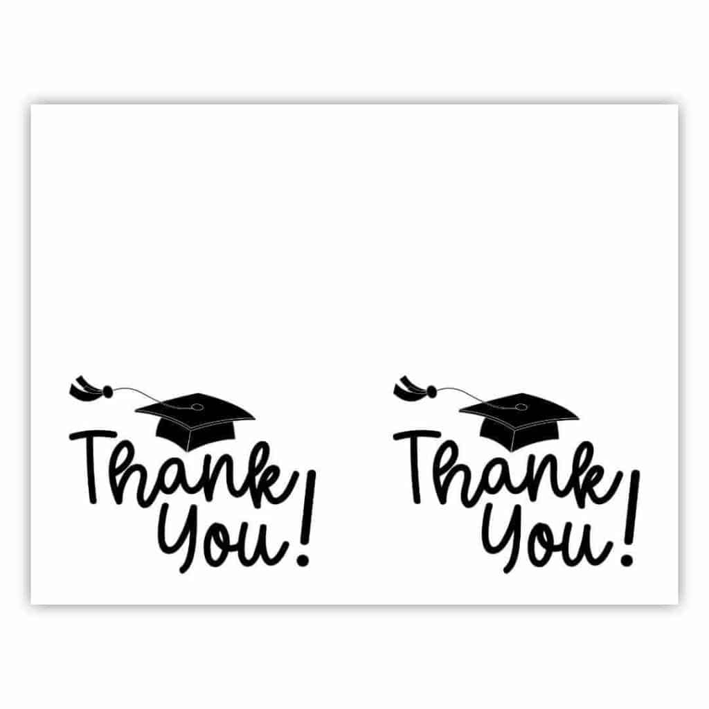 Graduation Thank You Cards - Sunshine And Rainy Days with Graduation Thank You Cards Printable