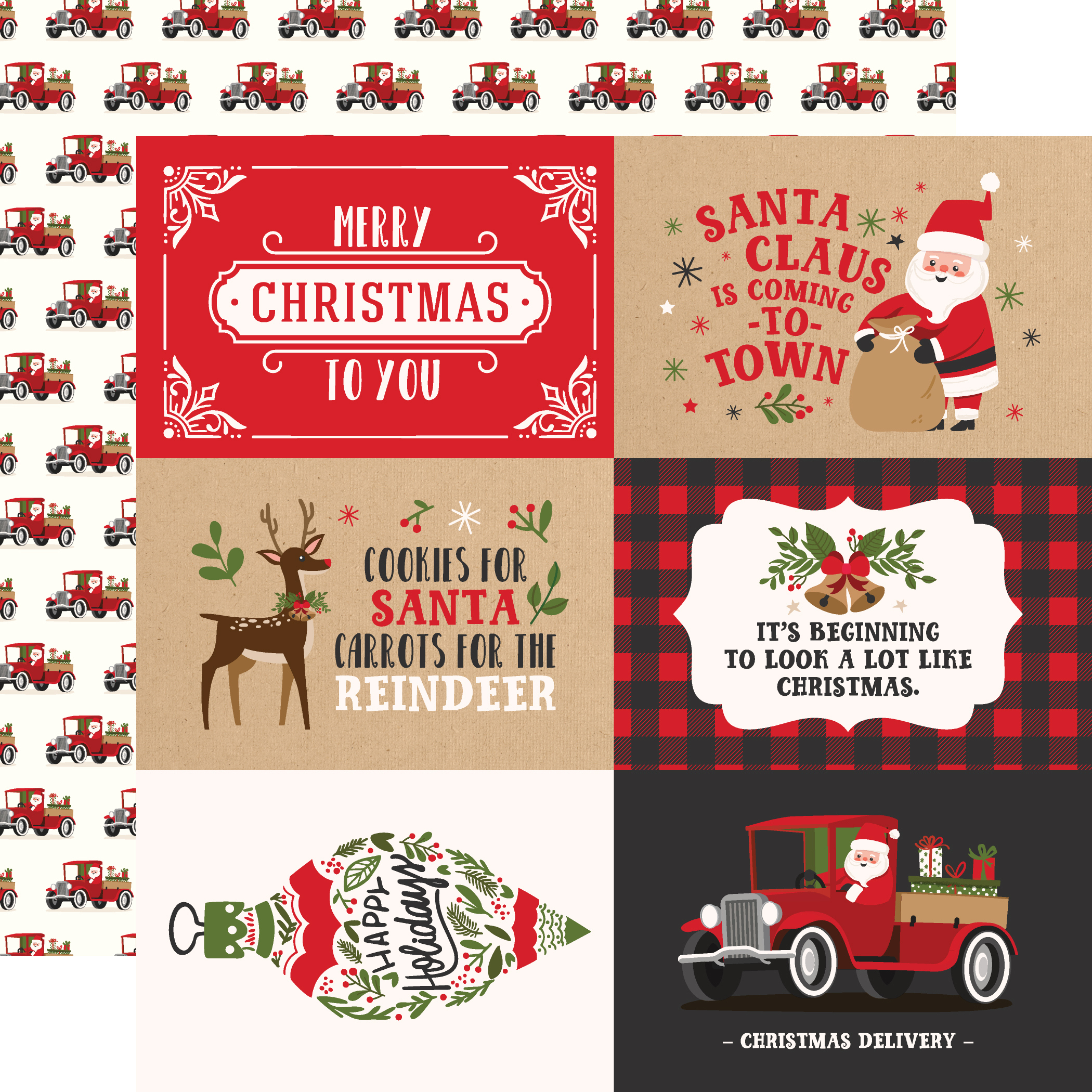 My Favorite Christmas: 4X6 Journaling Cards 12X12 Patterned Paper pertaining to Christmas Card Stock 4x6 Printable