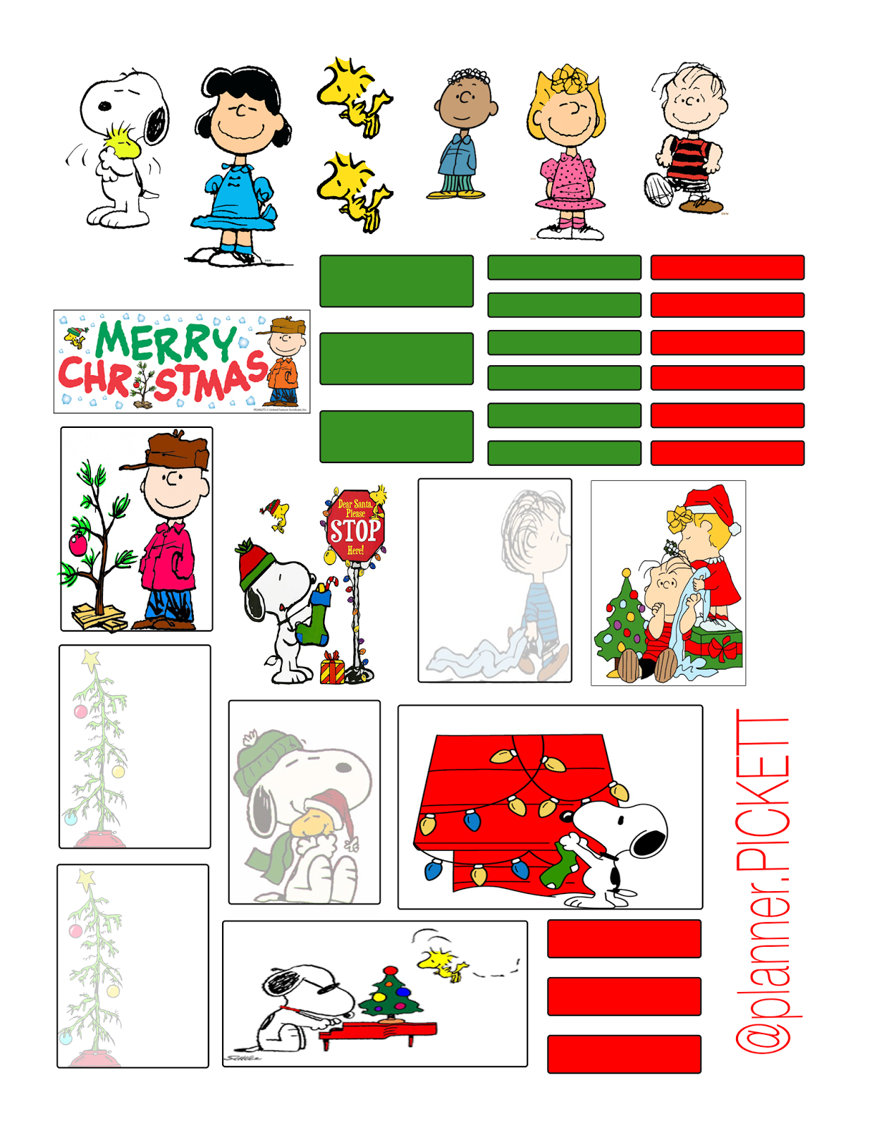 Peanuts Gift Tags with regard to Printable Christmas Tags Snoopy