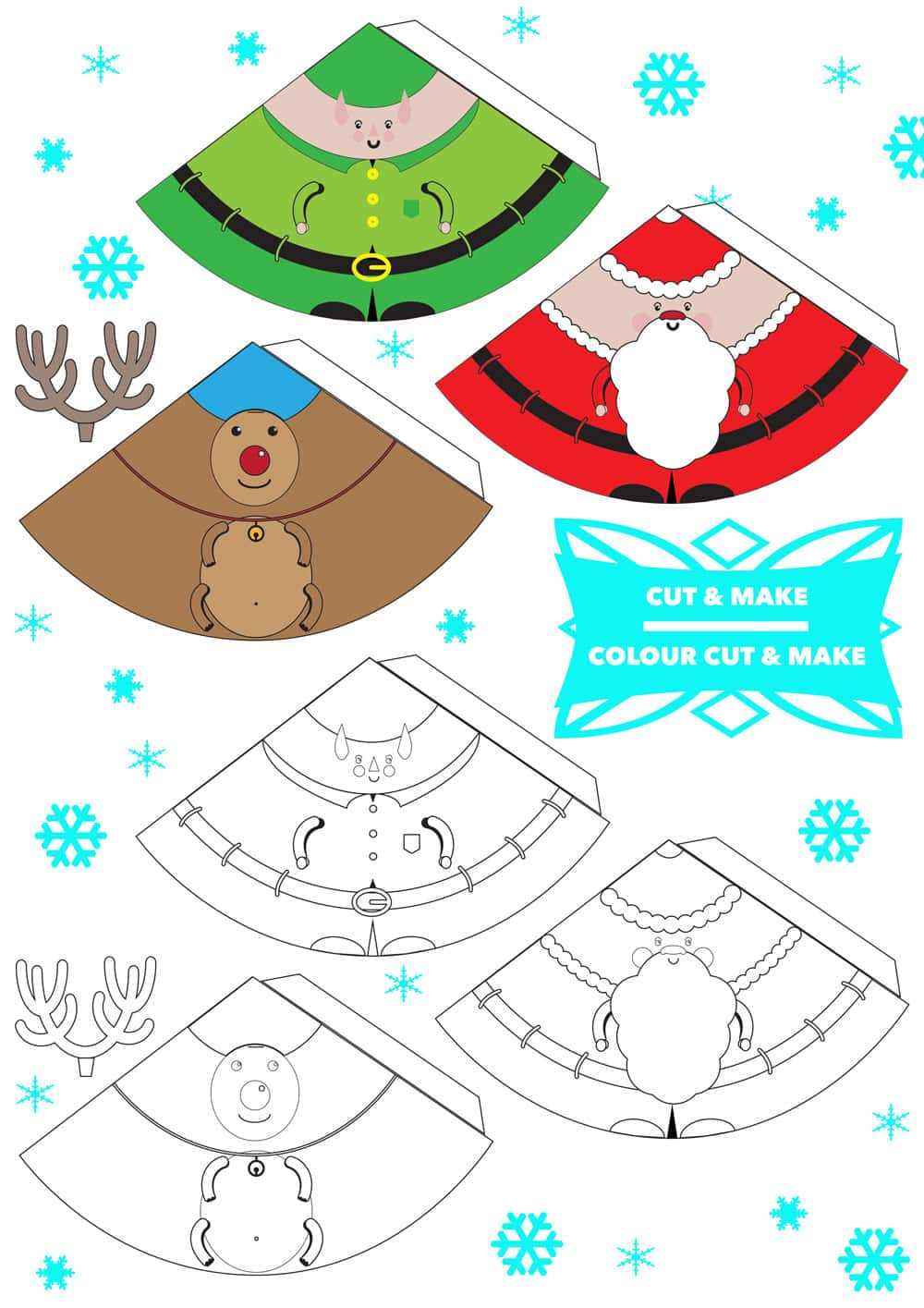 Printable 3D Christmas Decorations with Christmas Printable Decorations
