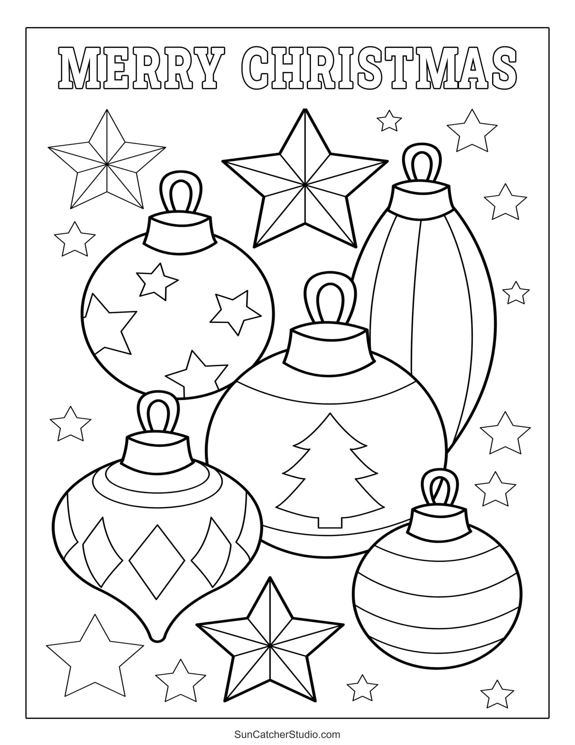 Printable Christmas Coloring Pages And Coloring Sheets – Free in Christmas Coloring Pages Printable