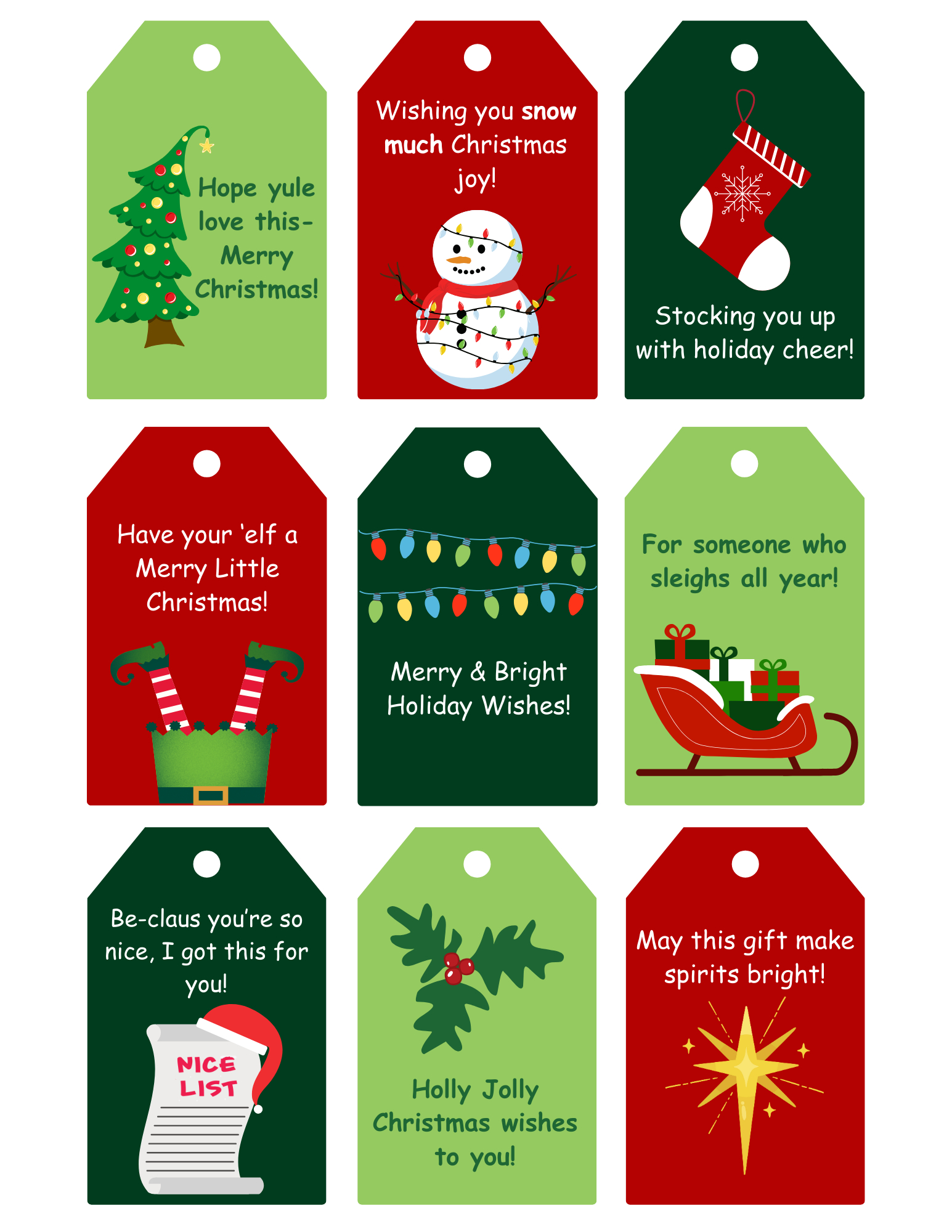 Printable Christmas Gift Tags | Signup pertaining to Printable Christmas Tags For Gifts