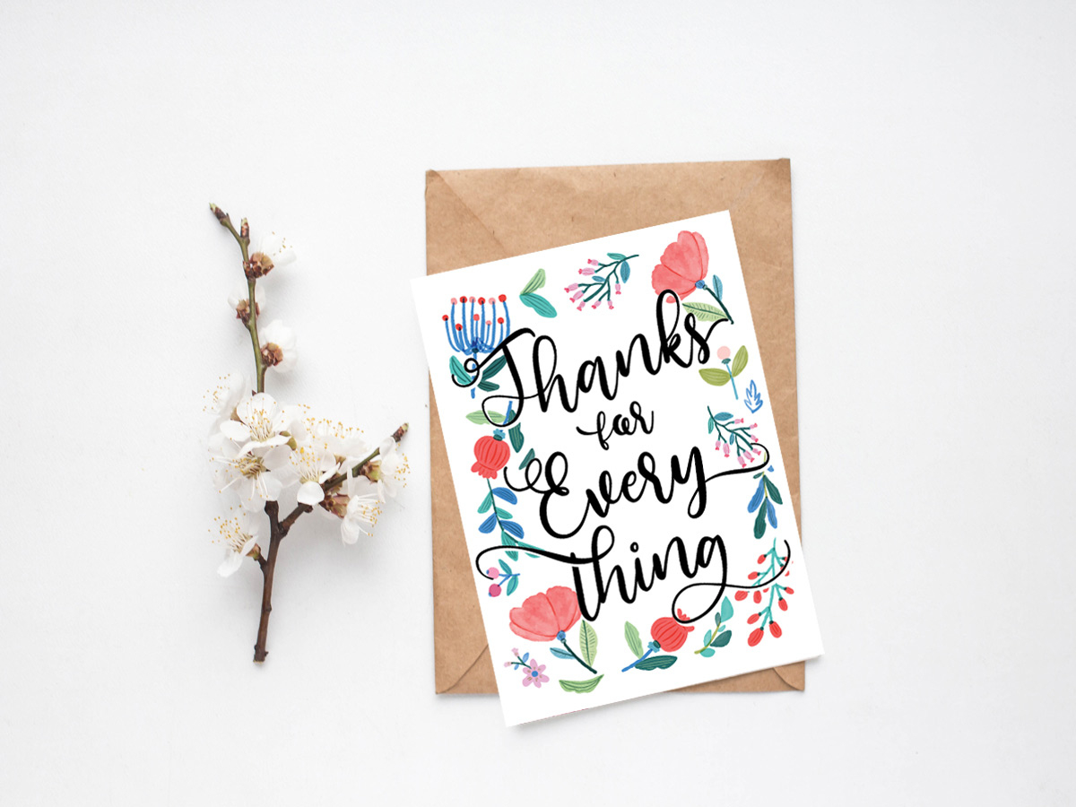 Show Your Appreciation With This Gorgeous, Printable Mother&amp;#039;S Day pertaining to Homemade Thank You Cards Printable