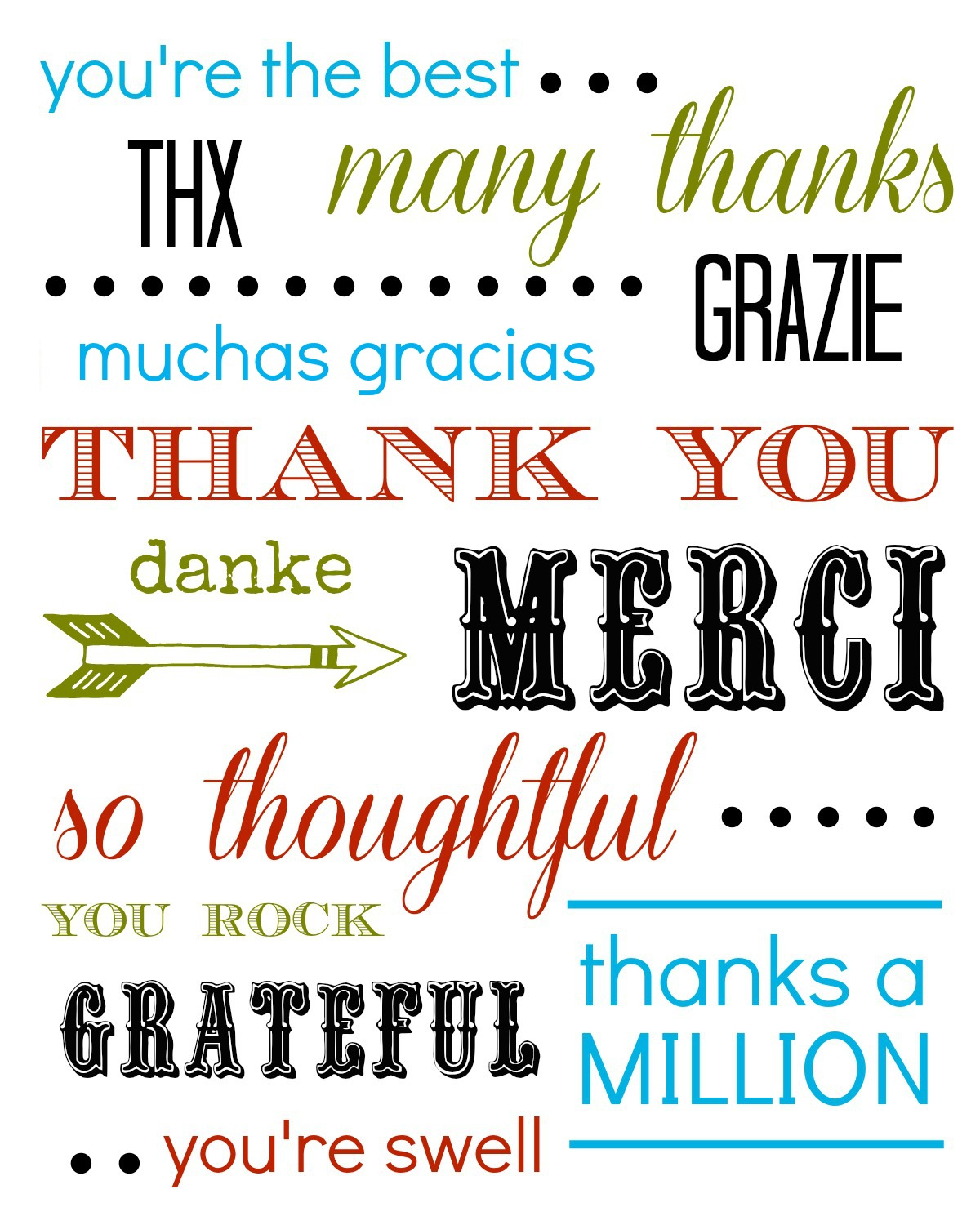 The Thank You Note | A Project For Kindness throughout Multiple Thank You Cards Printable