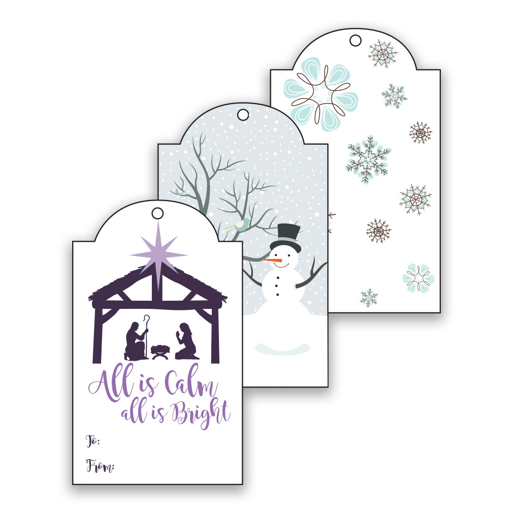 Winter Lds Christmas Gift Tags - Digital Download In Lds Holiday with regard to Free Printable Religious Christmas Tags