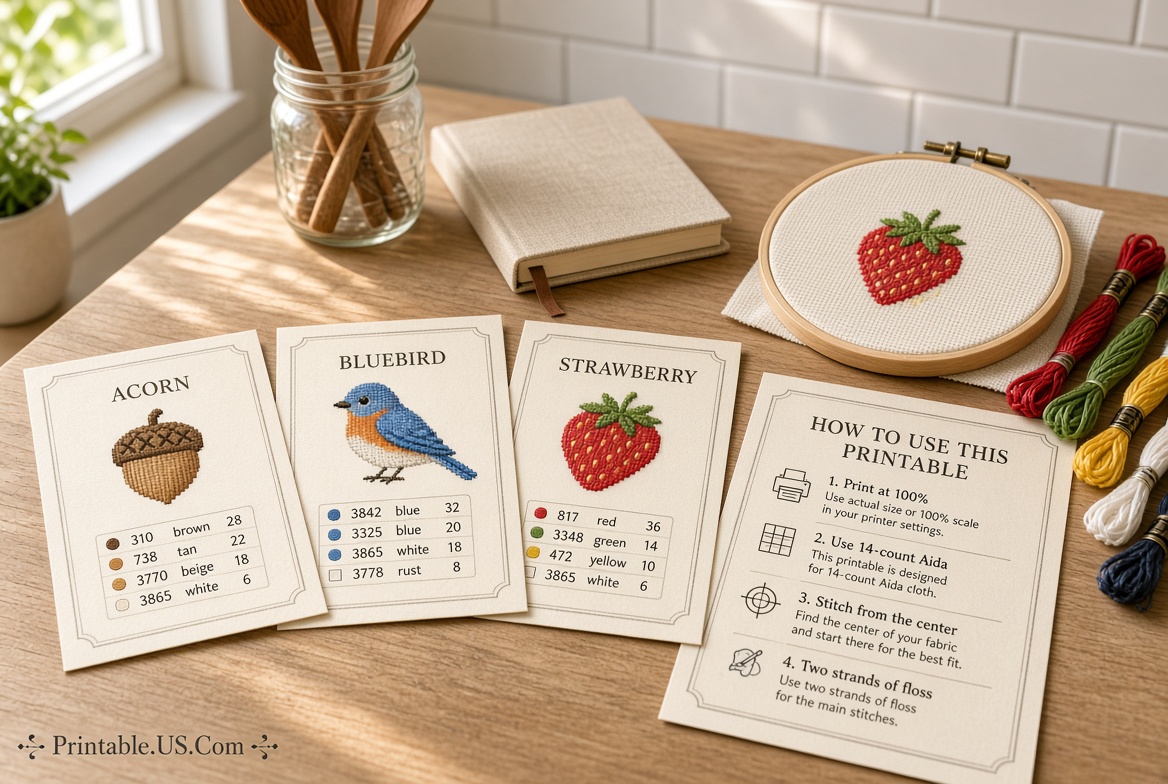 Cross Stitch Patterns Free Printable